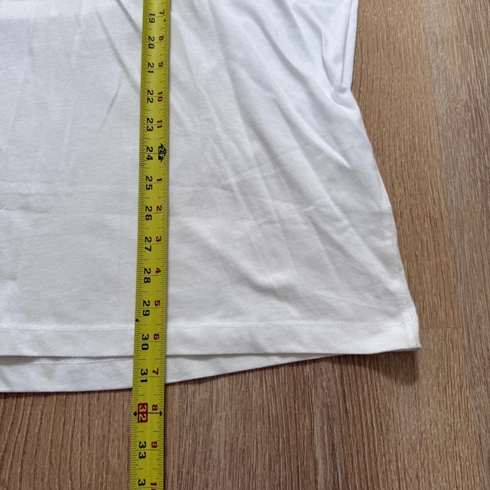 Nike Just Do It Cloud Long Sleeve T-Shirt Mens XXL White Basketball Graphic‎ Tee